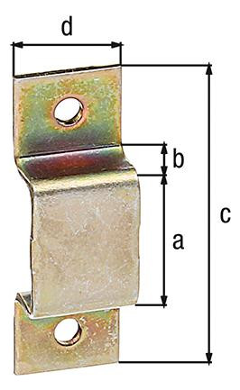 Bild Schlaufe,gbvz,15x7 4 St. auf Karte, SB GA H Alberts - GAH-1