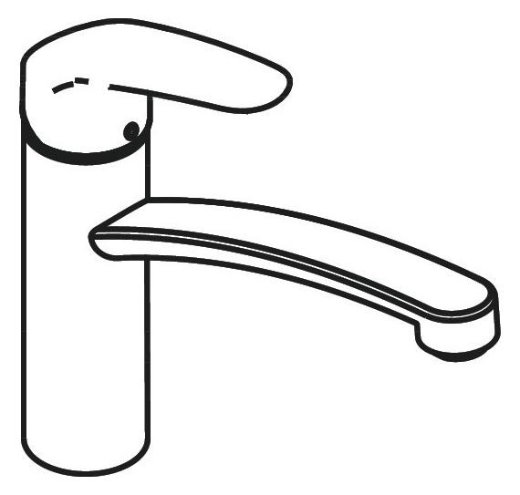 hansgrohe Spültisch-Einhebelmischer 160 Focus M41 1jet, chrom