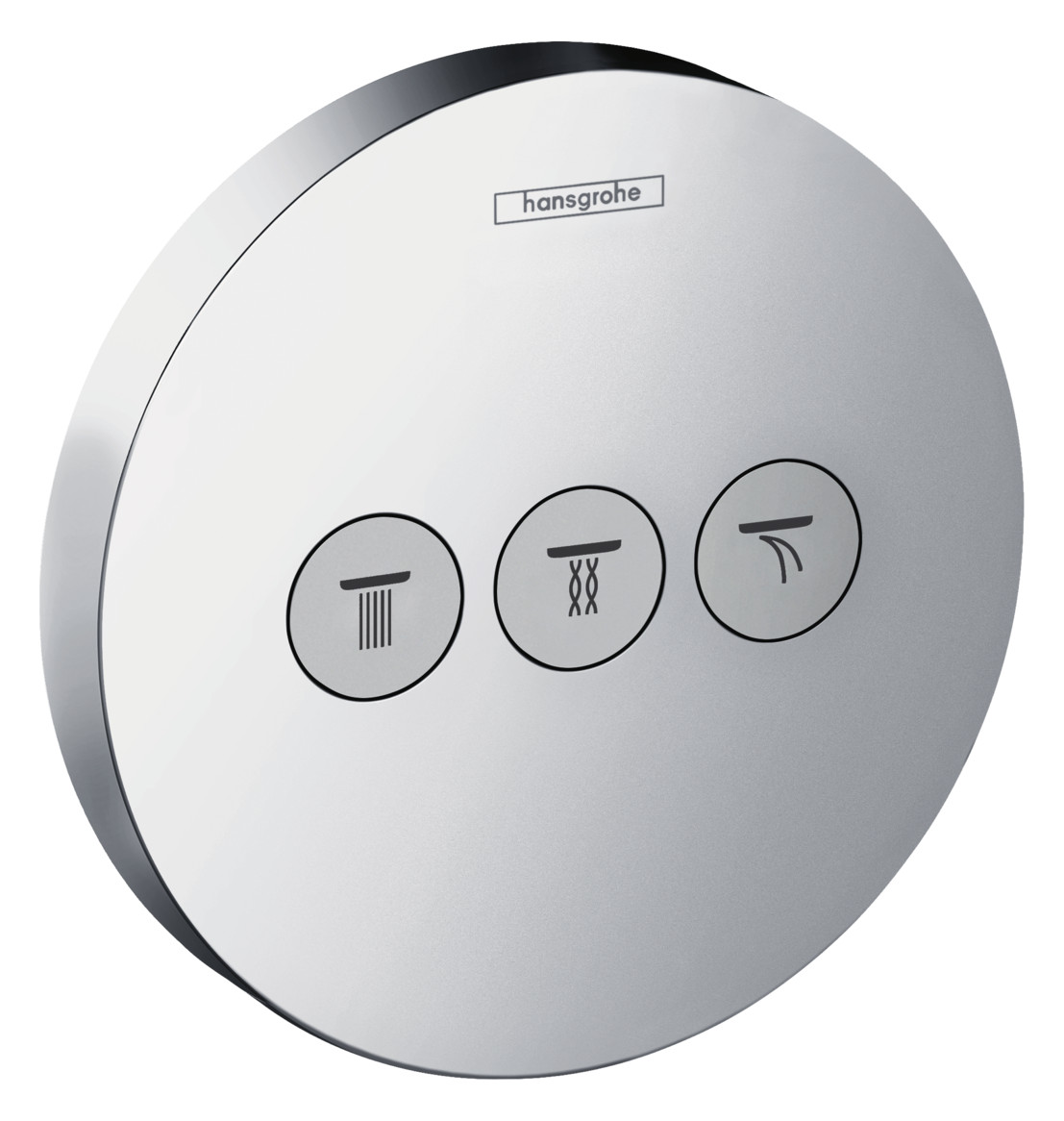 hansgrohe Fertigmontageset ShowerSelect S UP-Ventil, 3 Verbraucher, chrom