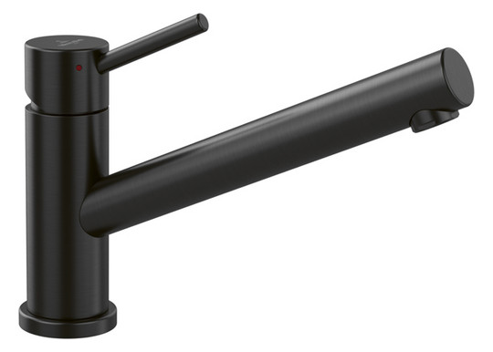 V&B Spültisch-Einhebelmischer Como Window 14,8 l/min, umlegbar, Edelstahl anthracite