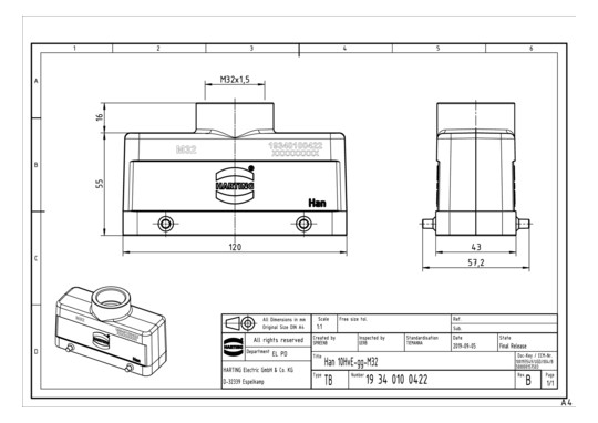 HART Han 10HvE-gg-M32        19340100422 