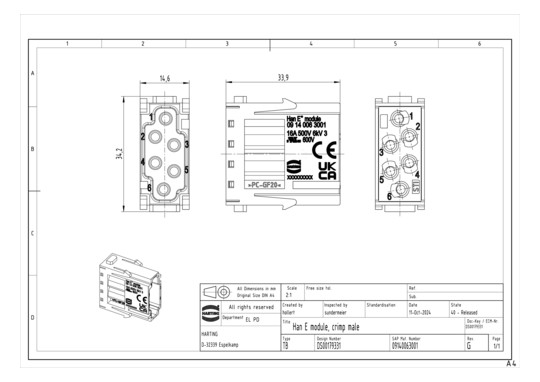 HART Crimpanschluß           09140063001 