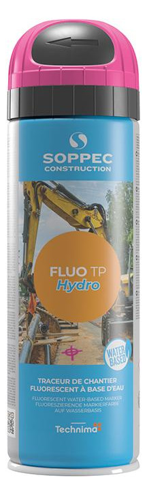 Bild Fluo TP Hydro Baustellenmarkierspray 500 ml pink - SOPPEC-0
