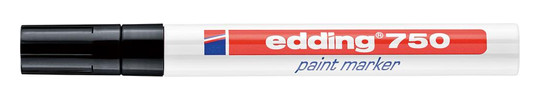 edding-Lackmarker 750, schwarz - 2-4mm