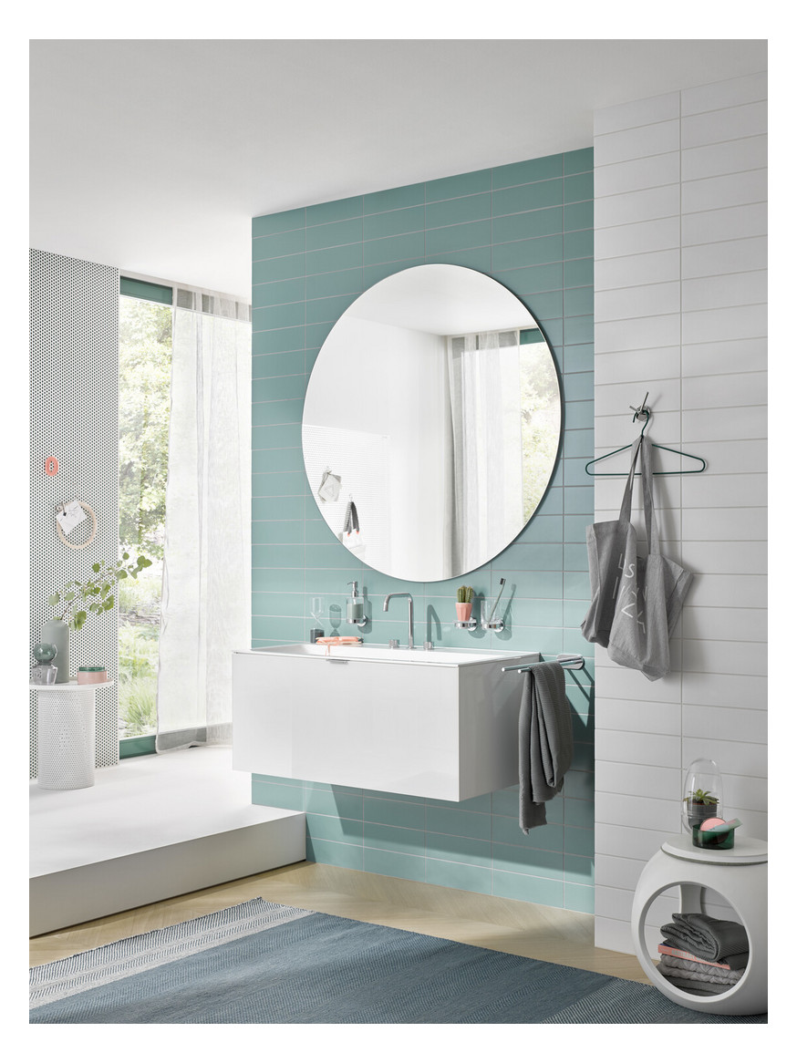 EMCO Doppel-Handtuchhaken Round 40mm, chrom