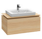 V&B Waschtischunterschrank Legato 100x38x50cm, Waschtisch mittig, Kansas Oak