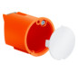Verbindungsdose HW luftd Ø35x45mm Kst IP3X rnd