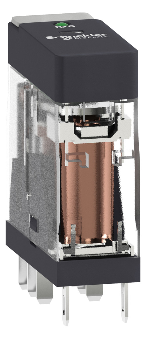 Schaltrelais 2W IP20 13x30x34,5mm Schraub