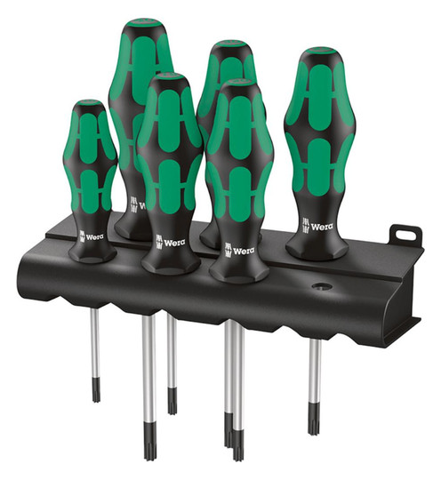 Wera-Torx-Schraubendreher-Satz 367/6TORX - 6-teilig, T10-T40