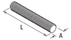 Bild Gewindestift GS 8x40 A4 - fischer-1