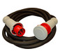 CEE-Verlängerung 10m 5x35qmm 125A sw IP67 Gummi
