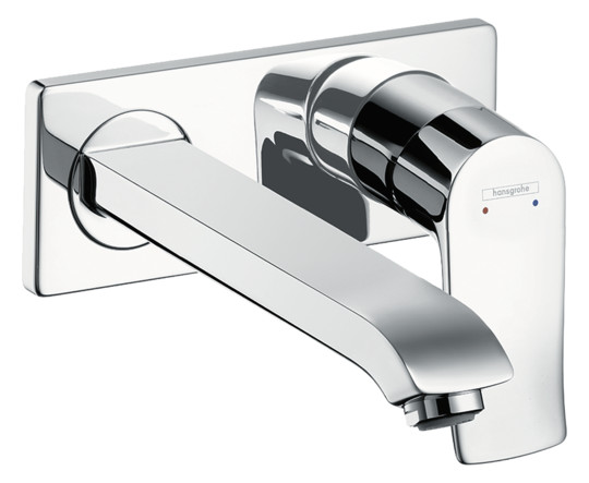 hansgrohe Fertigmontageset Metris Ausladung 225 mm, UP-Waschtisch-Einhebelmischer, chrom