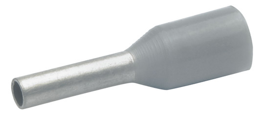 Aderendhülse 0,75qmm 6mm isol PP gr Cu Polypropylen (PP) verzinnt