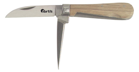 fortis-Kabelmesser 2-teilig mit Holzgriff - 160mm