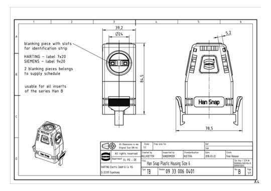 HART Gehäuse                 09330060401 