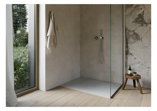 Bette Duschfliese PLUS BetteAir 1400 x 900 mm, manhattan, Rechteck, glasierter Titan-Stahl