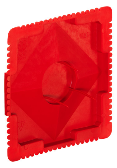 Signaldeckel Kst 100x100mm Steckdeckel quadrat