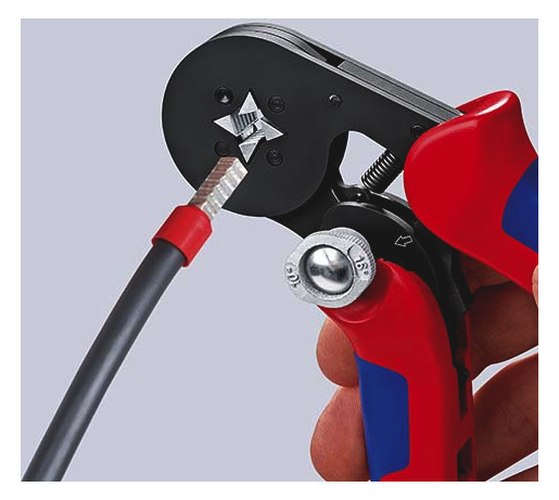 Presszange mech 180mm Aderendh AWG28-5 0,08-16qmm Mit automatischem Rücklauf