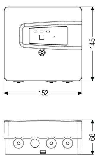 Kessel Warngerät mit Elektrodensonde