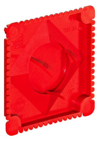 Signaldeckel Kst 80x80mm Steckdeckel quadrat