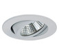 LED-Einbaustrahler 7W 3000K 740lm Konv ws mt 1LED Alu IP20 RF:hochglänzend