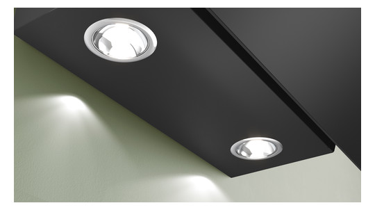 Wandesse 790mm sw A 60dB 430cbm/h Ø150mm LED 3st Uml T325mm