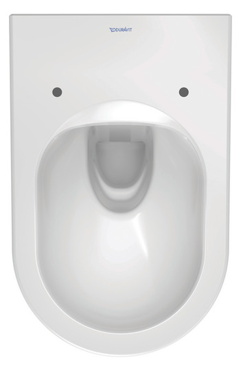 Duravit Wand-Tiefspül-WC Set Me by Starck mit WC-Sitz, Rimless, weiß