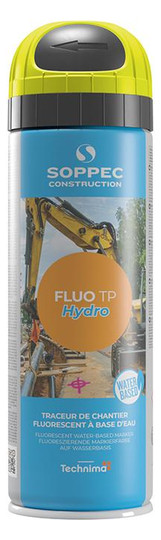 SOPPEC-Baustellenmarkierspray Fluo TP Hydro, gelb - 500ml