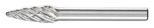PFERD-HM-Frässtift Rundbogen RBF - 8x20mm, STEEL,...