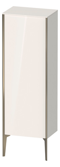 Duravit Halbhochschrank XViu 50x36x133cm, champagner matt, Tür rechts, Eiche natur