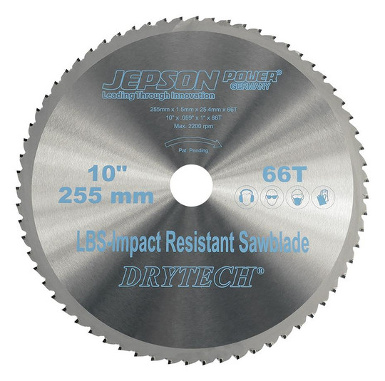 JEPSON-HM-Sägeblatt Drytech - 255x25,4x1,5mm 66Z...