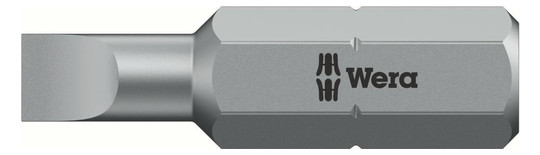 Wera-Bits für Schlitzschrauben 800/1Z - 3,0x0,5x25 mm