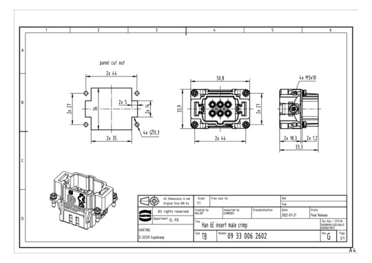 HART Crimpanschluss          09330062602 