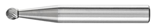 PFERD-HM-Frässtift Kugel KUD - 4x3,6mm, Z5, Schaft 6mm