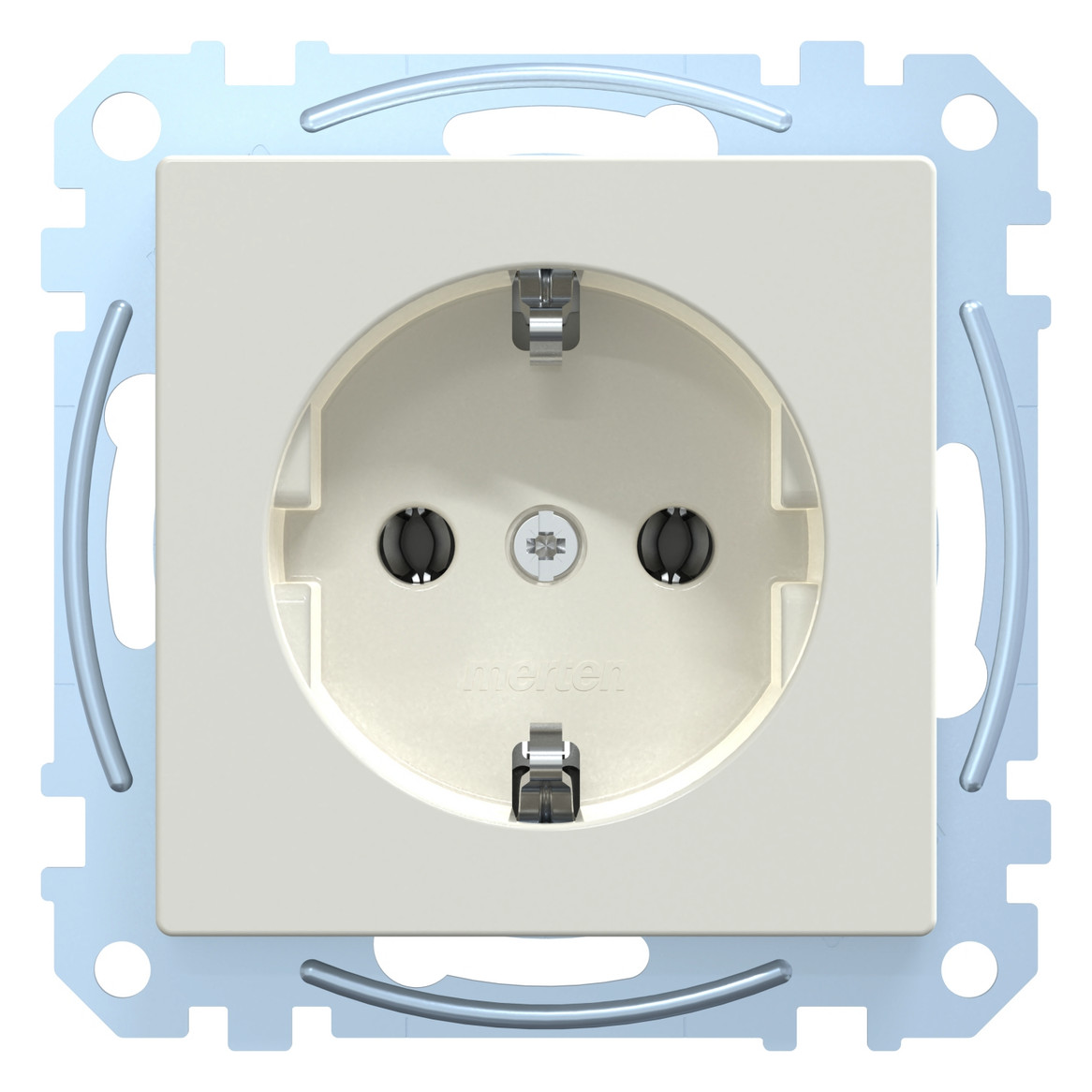 Steckdose 1f polws glz System M UP IP20 Steckdose 1f polws glz System M UP IP20