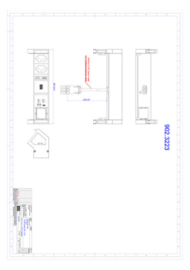 Bachmann DESK2 white 2xCH 1xUSB 902.3223 