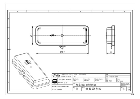 HART Han 24B Lackierschutzka 09300245406 