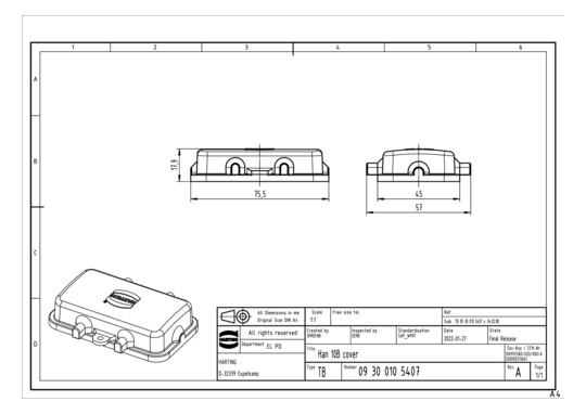 HART Schutzkappe             09300105407 