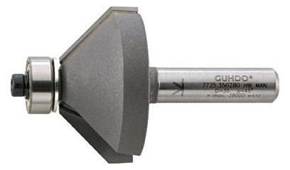 GUHDO-HW-Fasefräser Z2 mit Anlauflager und...