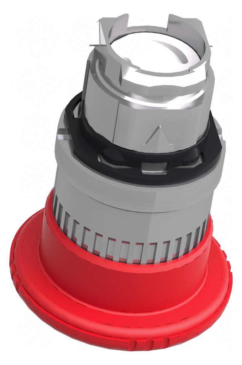 Frontelement für Not-Aus Ø22,5mm rt rnd IP66 hoch Schaltfunktion verrastend Dreh