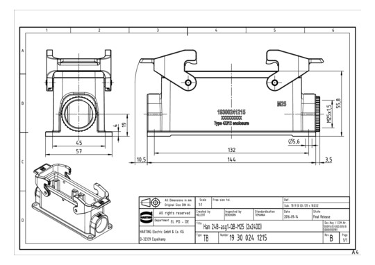 HART Han 24B-asg1-QB-M25 (2x 19300241215 