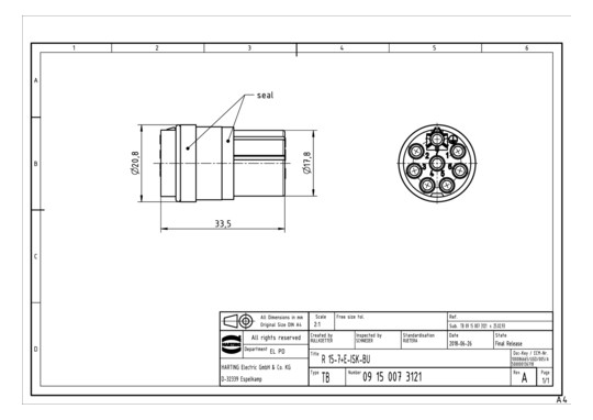 HART Buchsenkontakt          09150073121 