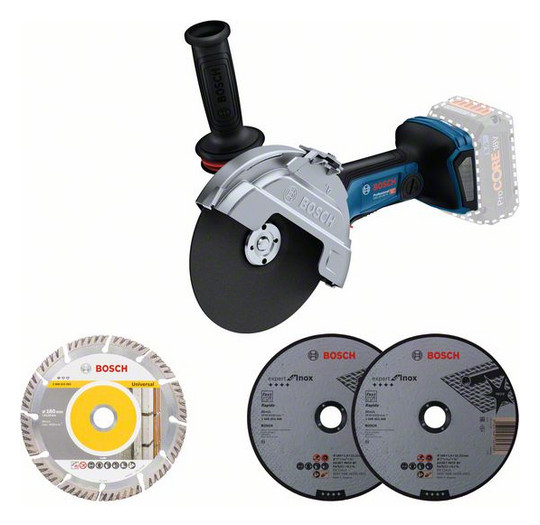 Bosch Akku Winkelschleifer GWS 18V-180 PC