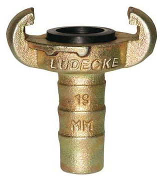 LÜDECKE-Klauen-Schlauchkupplung DIN 3489 -Tülle...