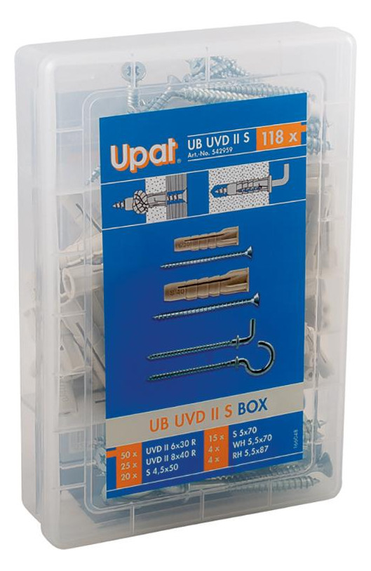 Bild Upat Box UVD II inkl. Schrauben + Haken-0