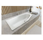 Kaldewei Badewanne MINI STAR rechts 835 157x70/47,5cm, Vollantislip Perl-Effekt, manhattan