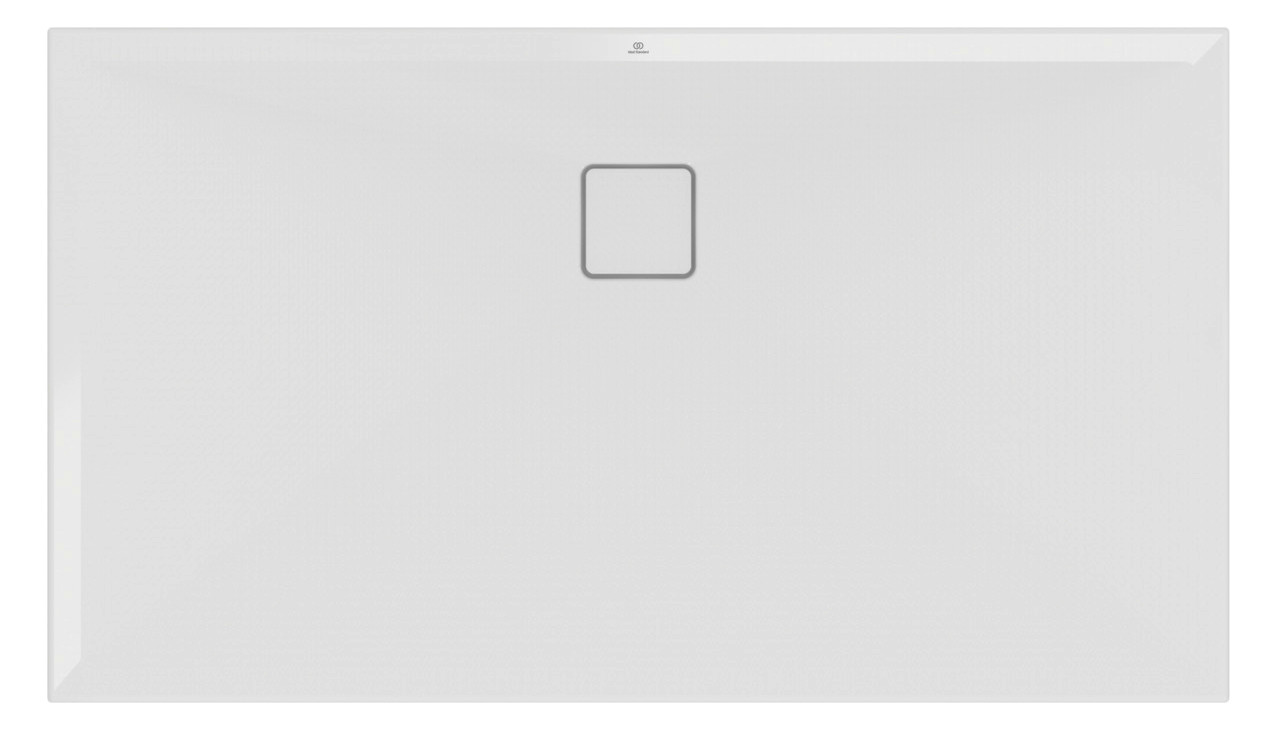 Ideal-Standard Rechteck-Brausewanne Ultra Flat Evo 140 x 80 x 3,5 cm, weiß alpin, Ablauf an langer Seite