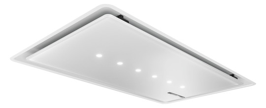 Deckendunstabzug 888mm ws A 56dB Ø150mm 450cbm/h LED 3st Abl/Uml T510mm