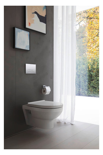 Duravit Wand-WC Set No. 1 mit WC-Sitz, Rimless, weiß