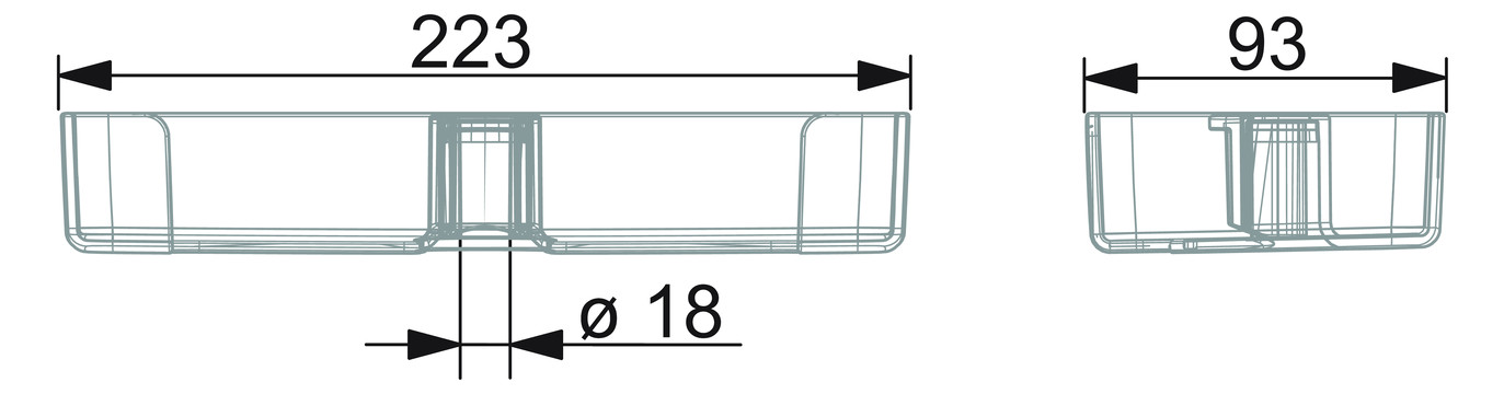 HANSA Seifenschale HANSABASICJET transparent